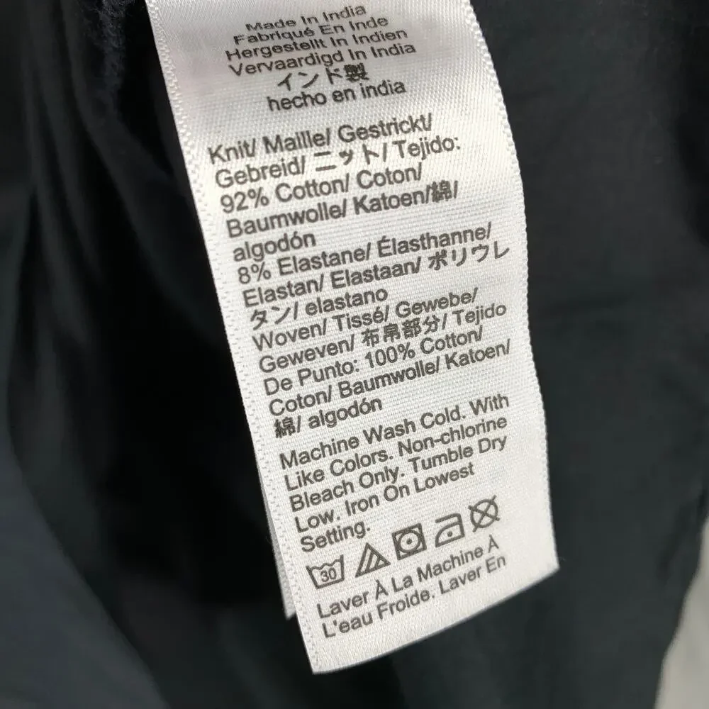 J.Crew Mock Neck Midi Dress Womens Size Large Black Sleeveless A-Line